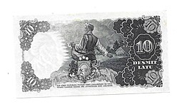 Банкнота 10 лат 1938 Латвия