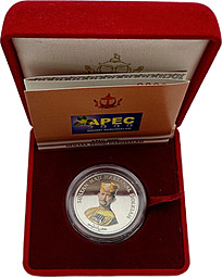 Монета 2 доллара (ринггит) 2000 Азиатско-Тихоокеанское экономическое сотрудничество Бруней