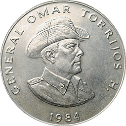 Монета 1 бальбоа 1984 Панама