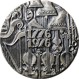 Медаль 200 лет Большому театру СССР 1776-1976 ММД серебро