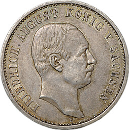 Монета 3 марки 1913 E Саксония Германия