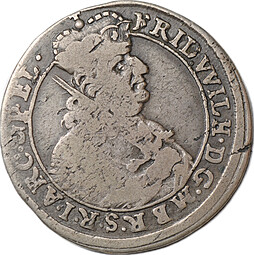 Монета 18 грошей 1684 Бранденбург-Пруссия