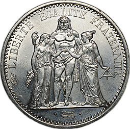 Монета 10 франков 1969 Франция