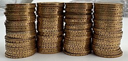 Инвестиционный лот золотые 10 рублей 1899 - 1911 Николая 2 - 100 монет золото