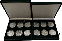 Набор 20 рублей 2009 Знаки зодиака Беларусь 12 монет