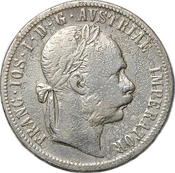 Монета 1 флорин 1889 Австрия