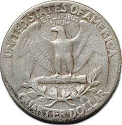 Монета Квотер (1/4 доллара) 1954 США