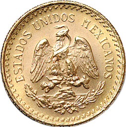 Монета 2,5 песо 1945 Мексика