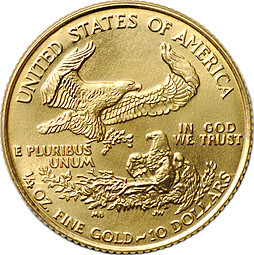 Монета 10 долларов 1991 Золотой орел США