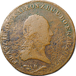 Монета 6 крейцеров 1800 B Австрия