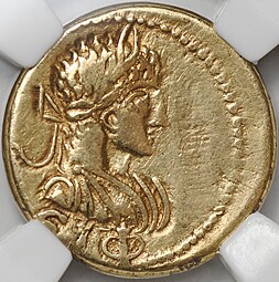 Монета Статер 218-219 Рискупорид II Пантикапей Боспорское царство Боспор Электр