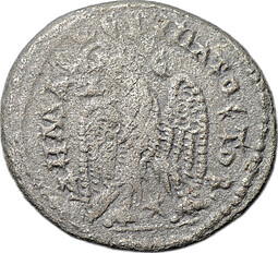 Монета Тетрадрахма 218 - 222 Элагобал Антиохия на Оронте Сирия, Селевкия Пиерия