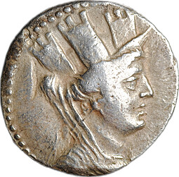 Монета Тетрадрахма 97-96 до н.э ГЕР MC Финикия, Арадос