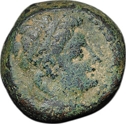 Монета Единица 187 - 175 до н.э. Селевк IV Филопатор Артемида Сирия, Селевкиды