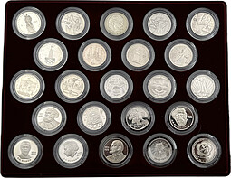 Коллекция юбилейных монет СССР 1965-1991 ПРУФ | Олимпиада-80 АЦ | Новоделы 1988 | Барселона PROOF 70 монет