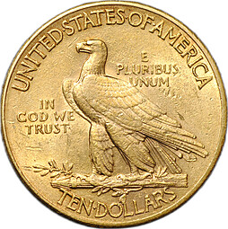 Монета 10 долларов 1912 США