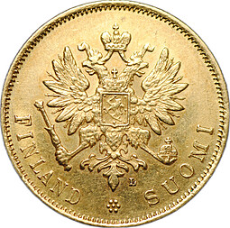 Монета 10 Марок 1904 L Русская Финляндия