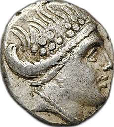 Монета Тетробол 340 - 168 годы до н.э. Орей Эвбея