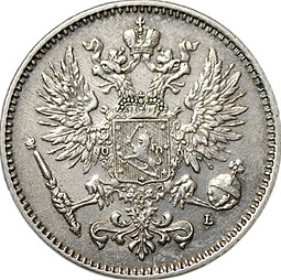 Монета 50 Пенни 1911 L Русская Финляндия