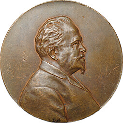 Медаль Ивану Августовичу Тиме От учеников и сослуживцев 1858-1908