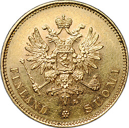 Монета 20 марок 1904 L Русская Финляндия