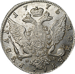 Монета 1 Рубль 1775 СПБ TИ ФЛ