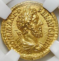 Монета Ауреус 187-188 Либертас Коммод Римская Империя