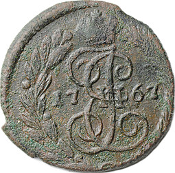 Монета Полушка 1767 ЕМ