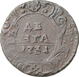 Монета Денга 1731