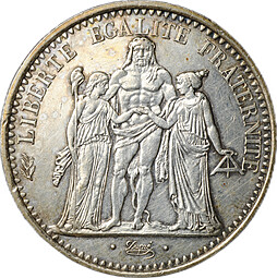 Монета 10 франков 1966 Франция
