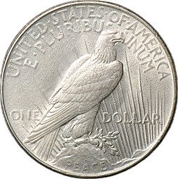 Монета 1 доллар 1924 Филадельфия США