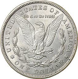 Монета 1 доллар 1921 Моргана Филадельфия США
