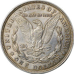Монета 1 доллар 1921 Моргана Филадельфия США