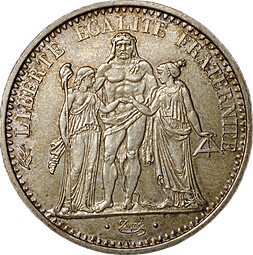 Монета 10 франков 1972 Франция