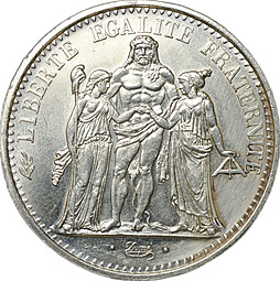 Монета 10 франков 1965 Франция