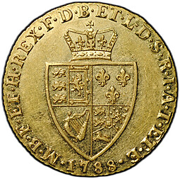 Монета 1 гинея 1788 Великобритания
