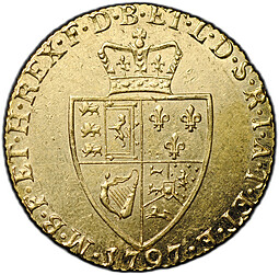 Монета 1 гинея 1797 Великобритания