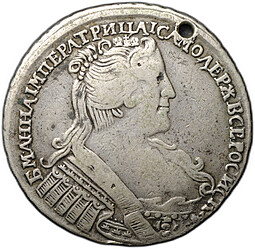 Монета Полтина 1733