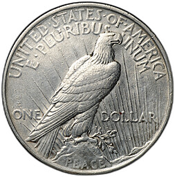 Монета 1 доллар 1924 Филадельфия США