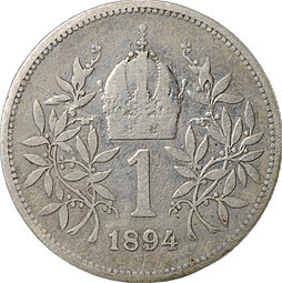 Монета 1 крона 1894 Австрия