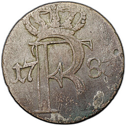Монета 1/24 талера 1783 A - Берлин. звезды Пруссия Германия