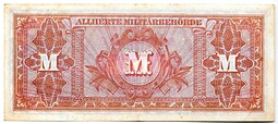 Банкнота 100 марок 1944 Германия Третий рейх Оккупация Союзными войсками