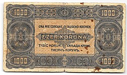 Банкнота 1000 крон 1923 Венгрия