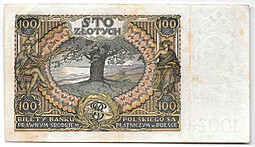 Банкнота 100 злотых 1934 Польша