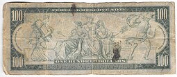 Банкнота 100 долларов 1914 Пенсильвания США