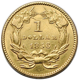 Монета 1 доллар 1856 Филадельфия США