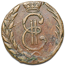Монета Денга 1770 КМ Сибирская