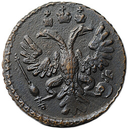 Монета Полушка 1734
