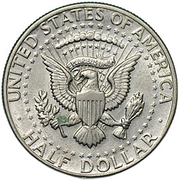 Монета 50 центов (1/2 доллара) 1979 D США