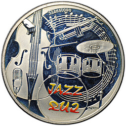 Монета 1000 драмов 2010 Джаз Армения